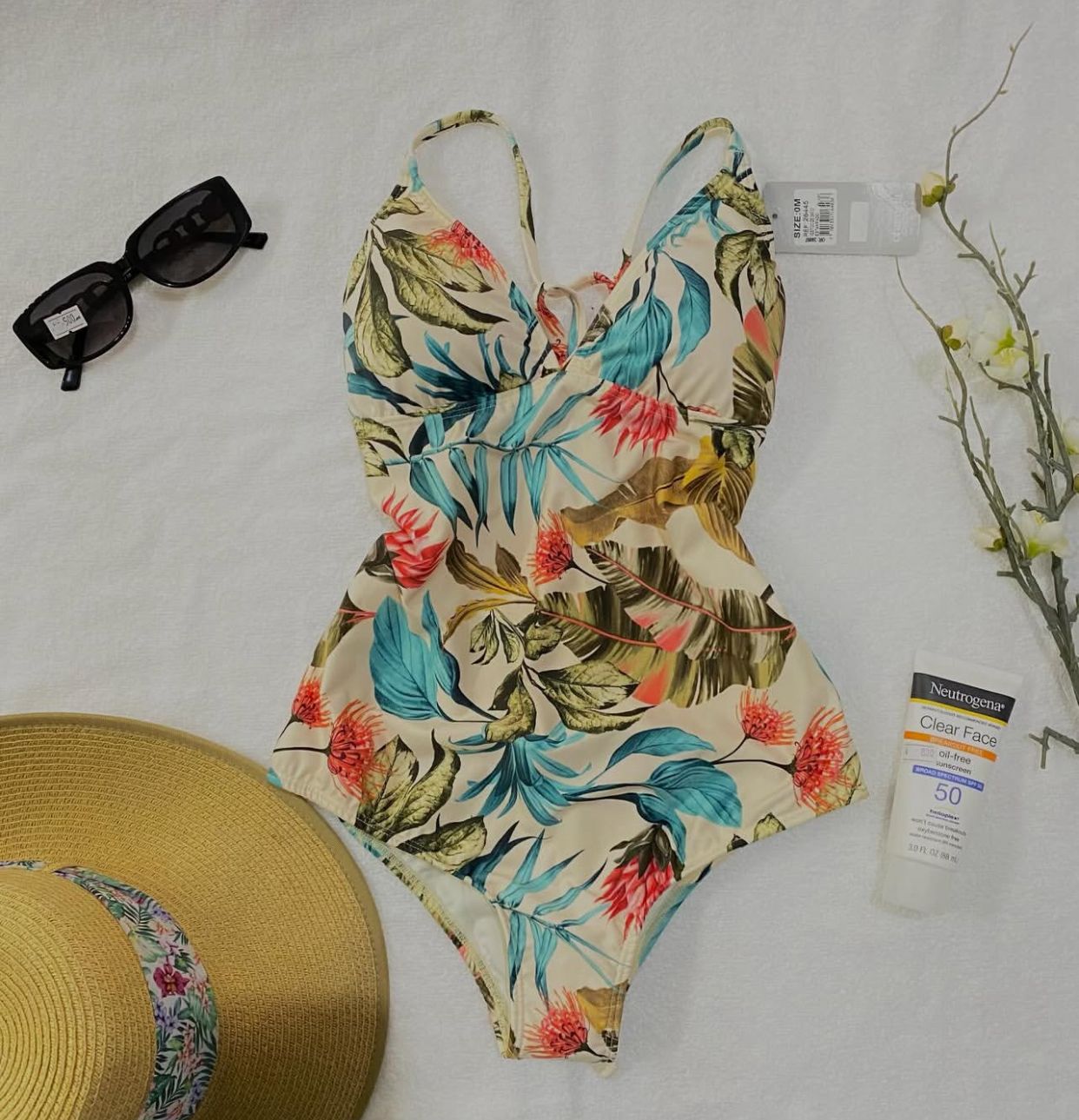 TRAJE DE BAÑO TROPICAL