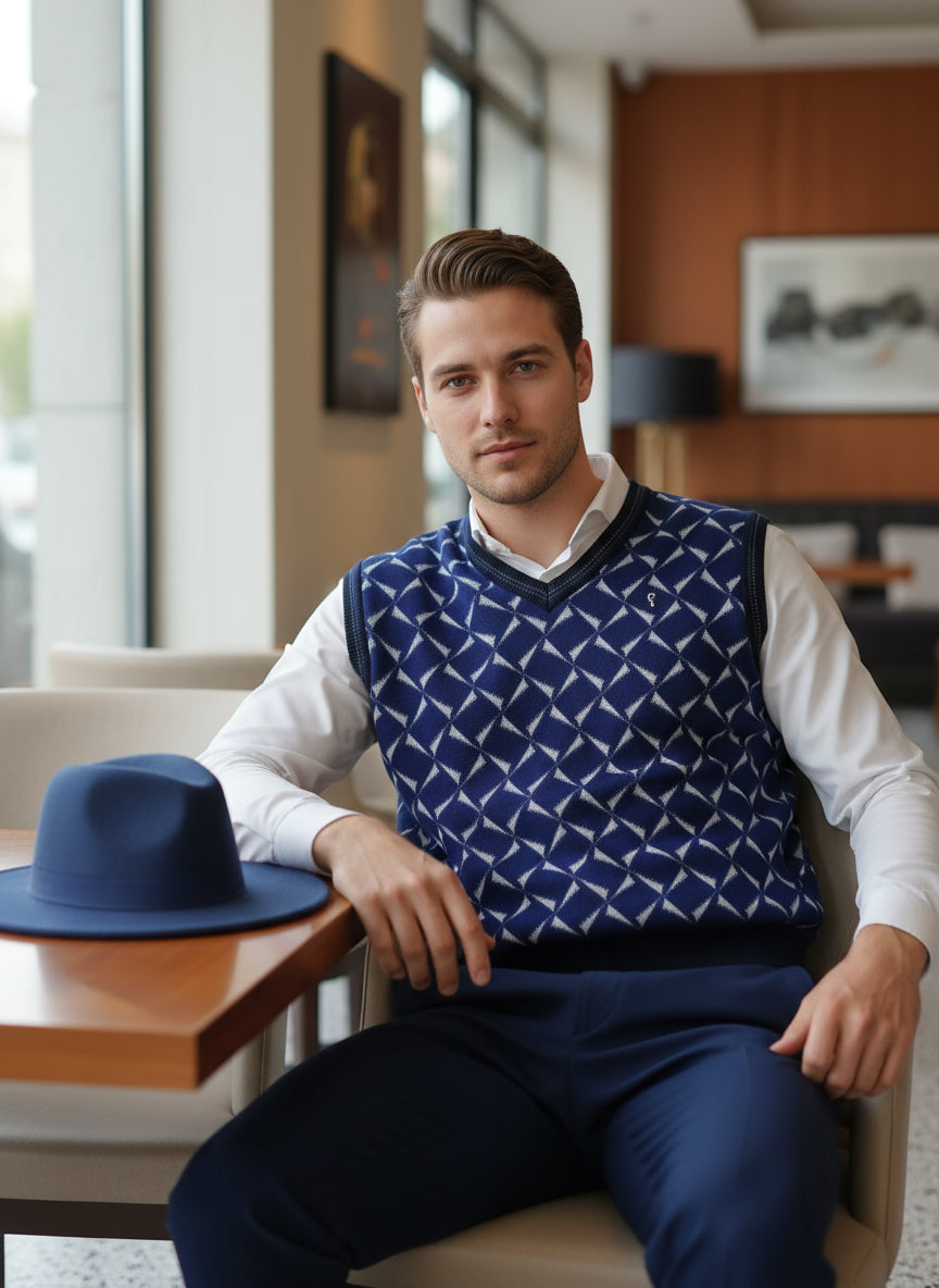 Chaleco de punto Alquimia para hombre